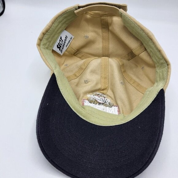 MILLER GENUINE DRAFT HAT BROWN/ Black STAR PROMOTIONS 90's - Picture 2 of 6